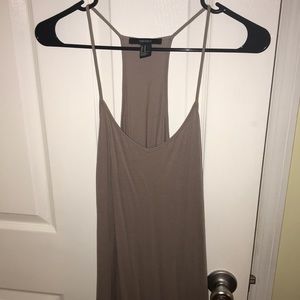 Taupe maxi dress